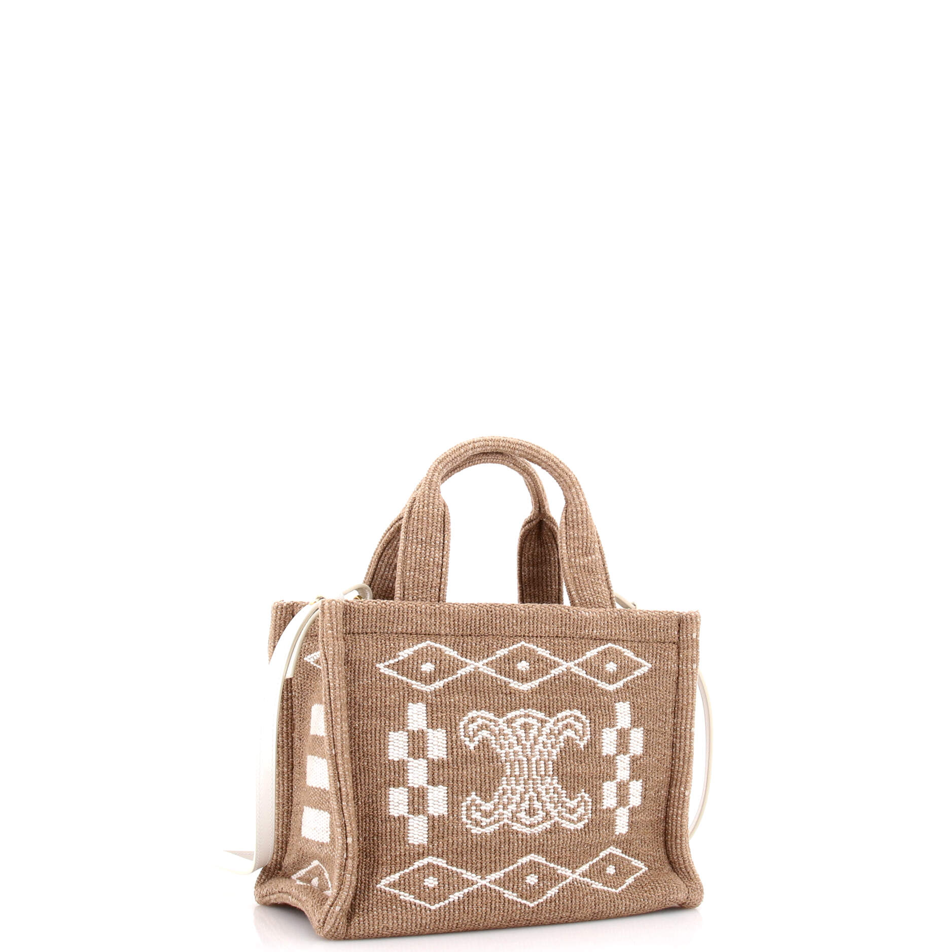 Celine Cabas Thais Tote Printed Canvas