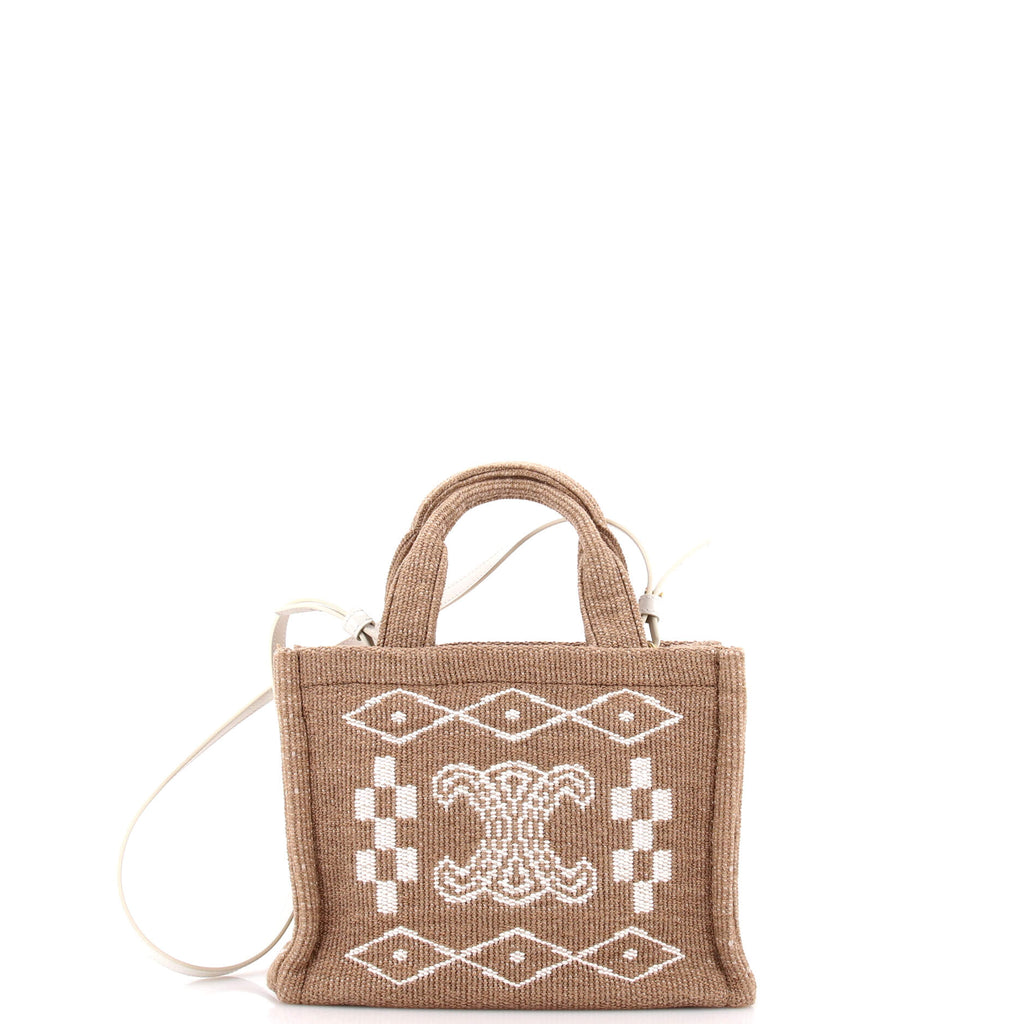 Celine Cabas Thais Tote Printed Canvas