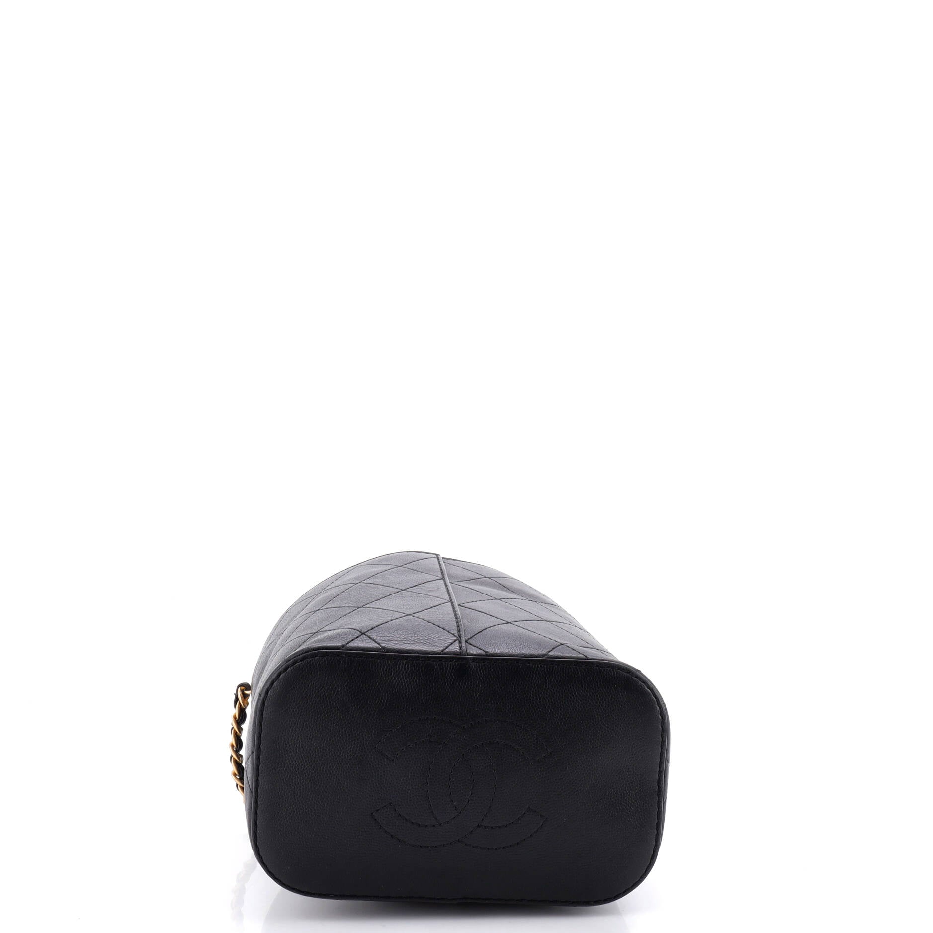 Chanel Cc Drawstring Bucket Crossbody