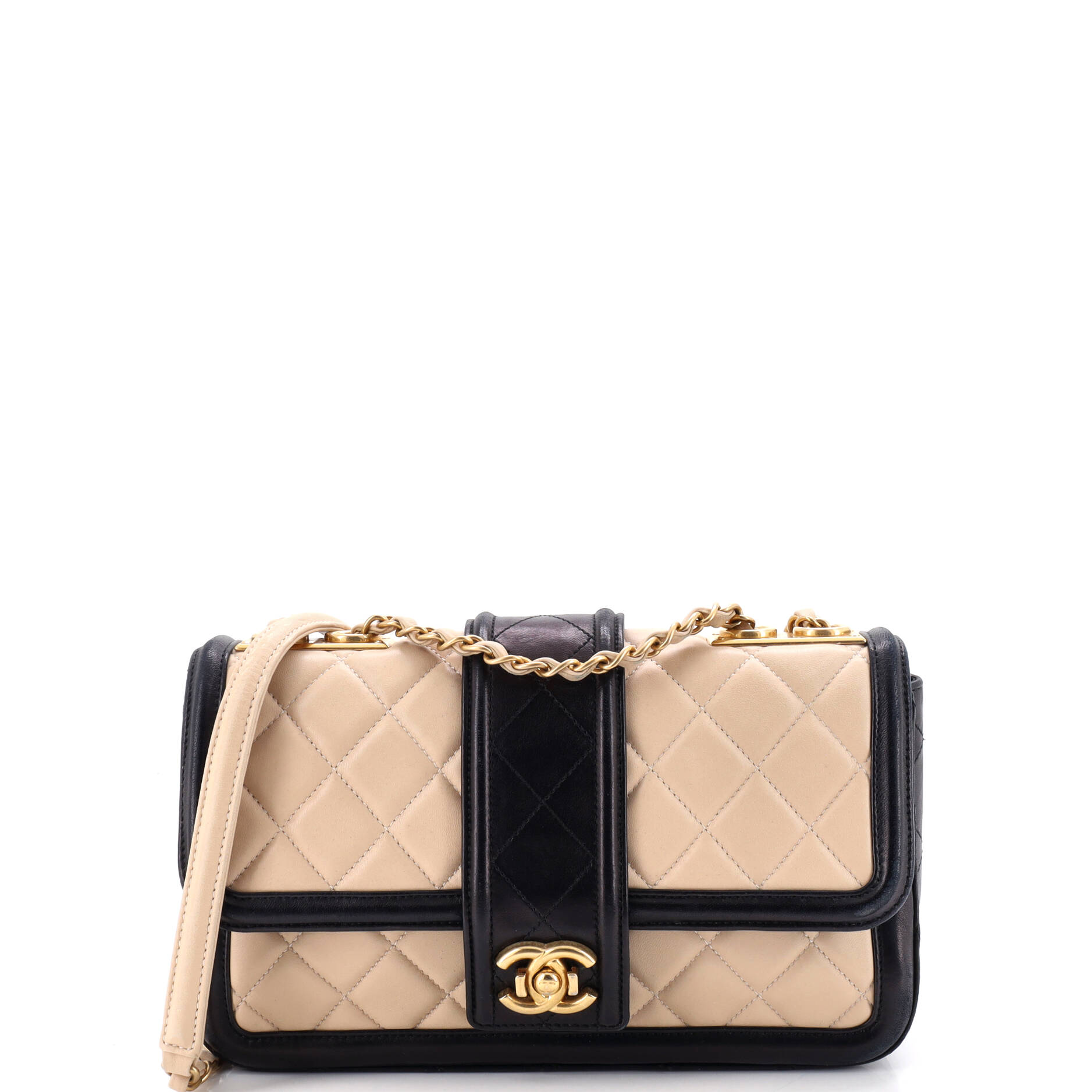 Chanel Elegant Cc Flap Bag Quilted
