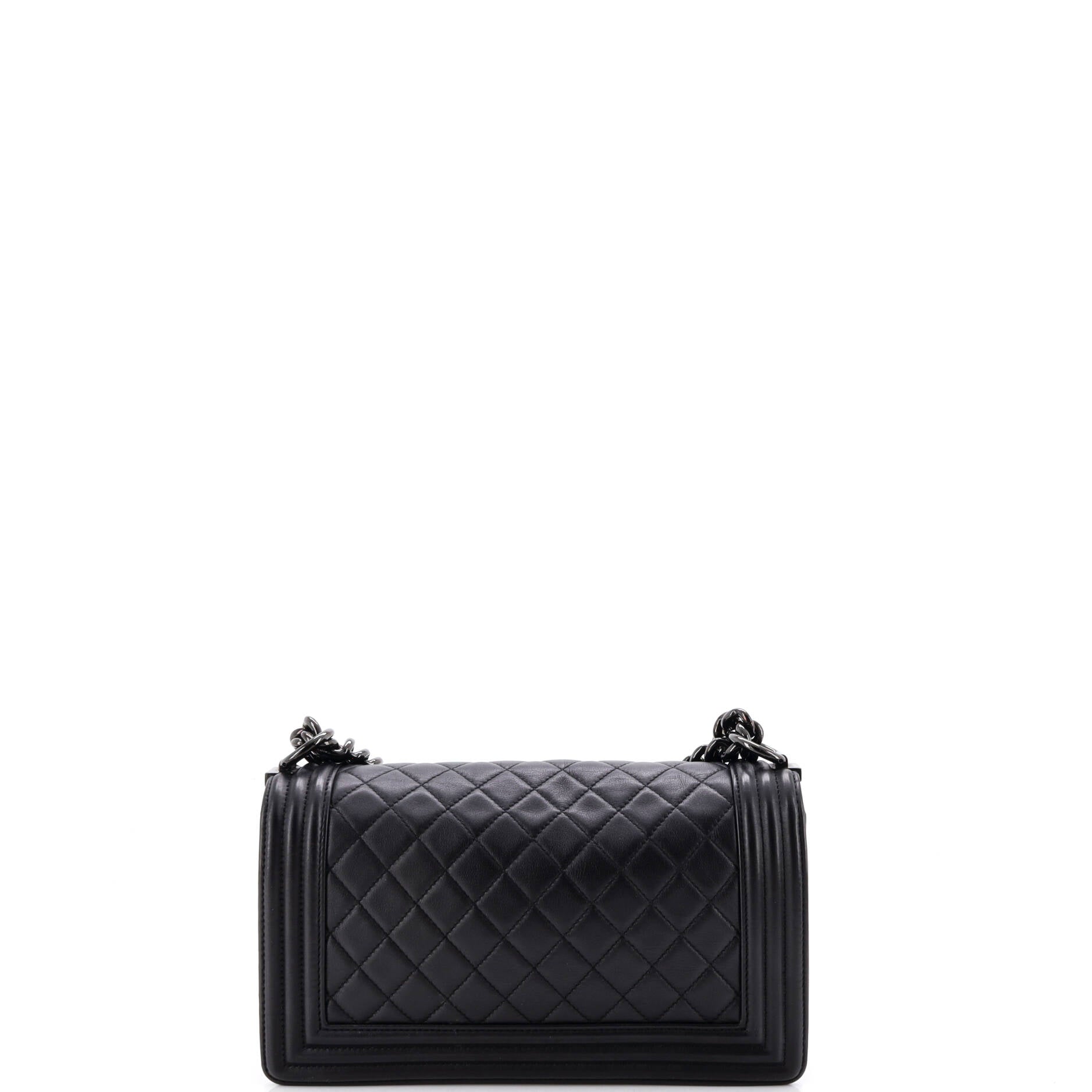 Chanel So Black Boy Flap Bag Quilted
