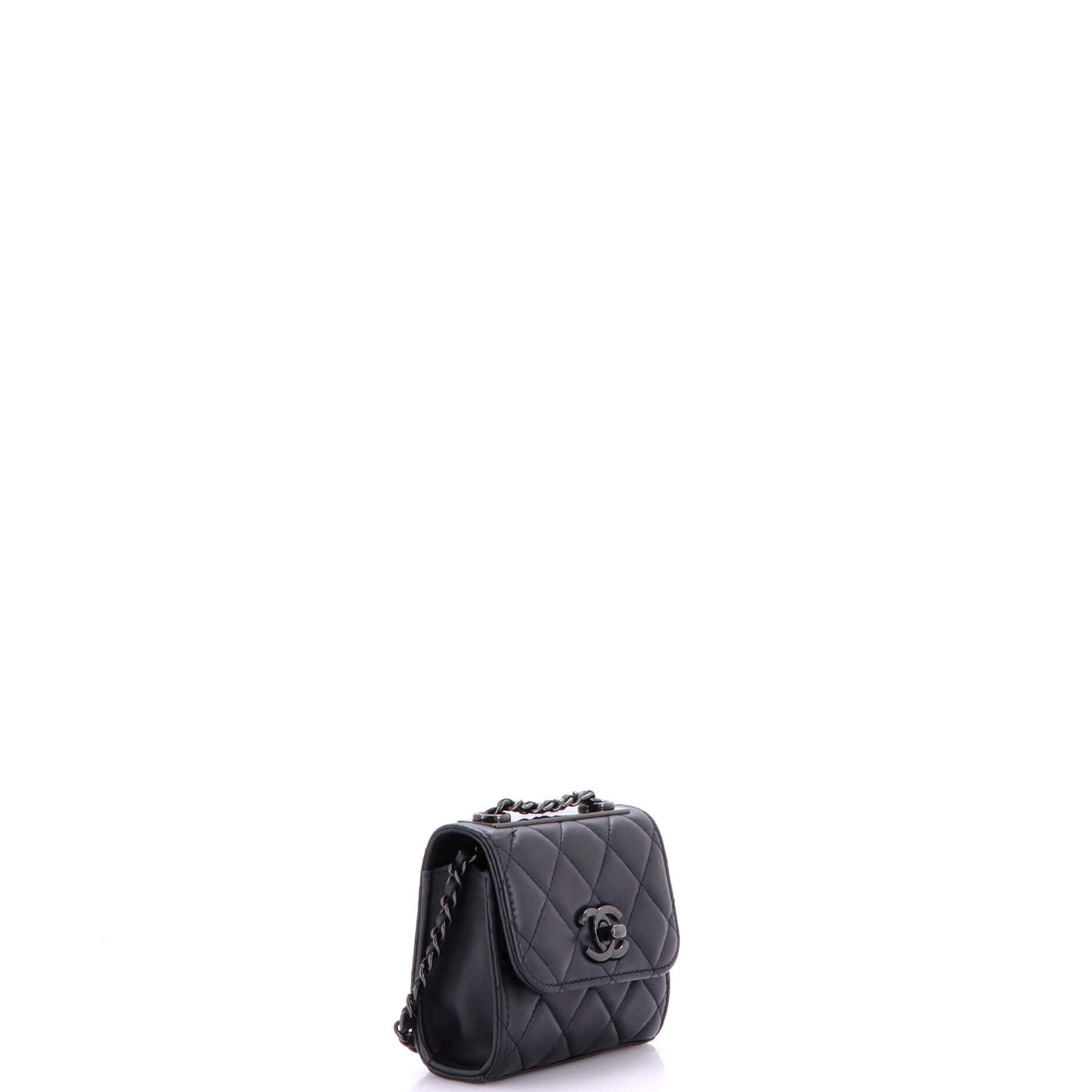 Chanel So Black Trendy Cc Clutch With