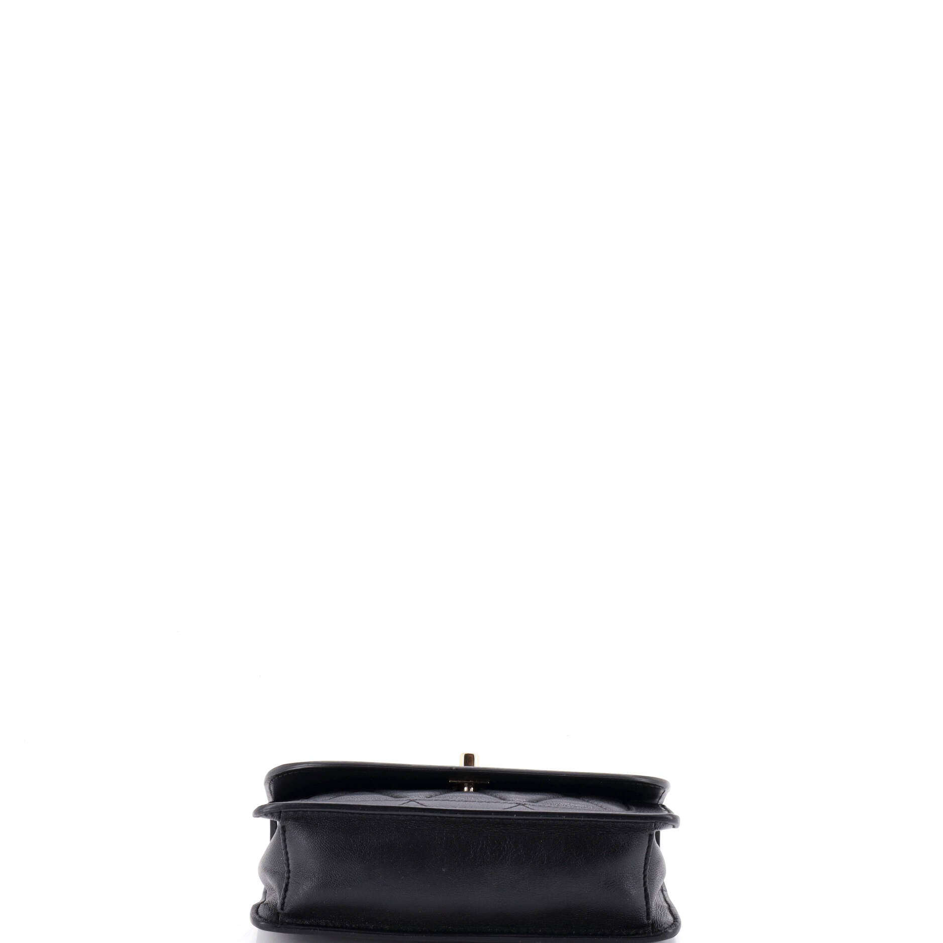 Chanel Cc Front Pocket Flap Bag Stitched
