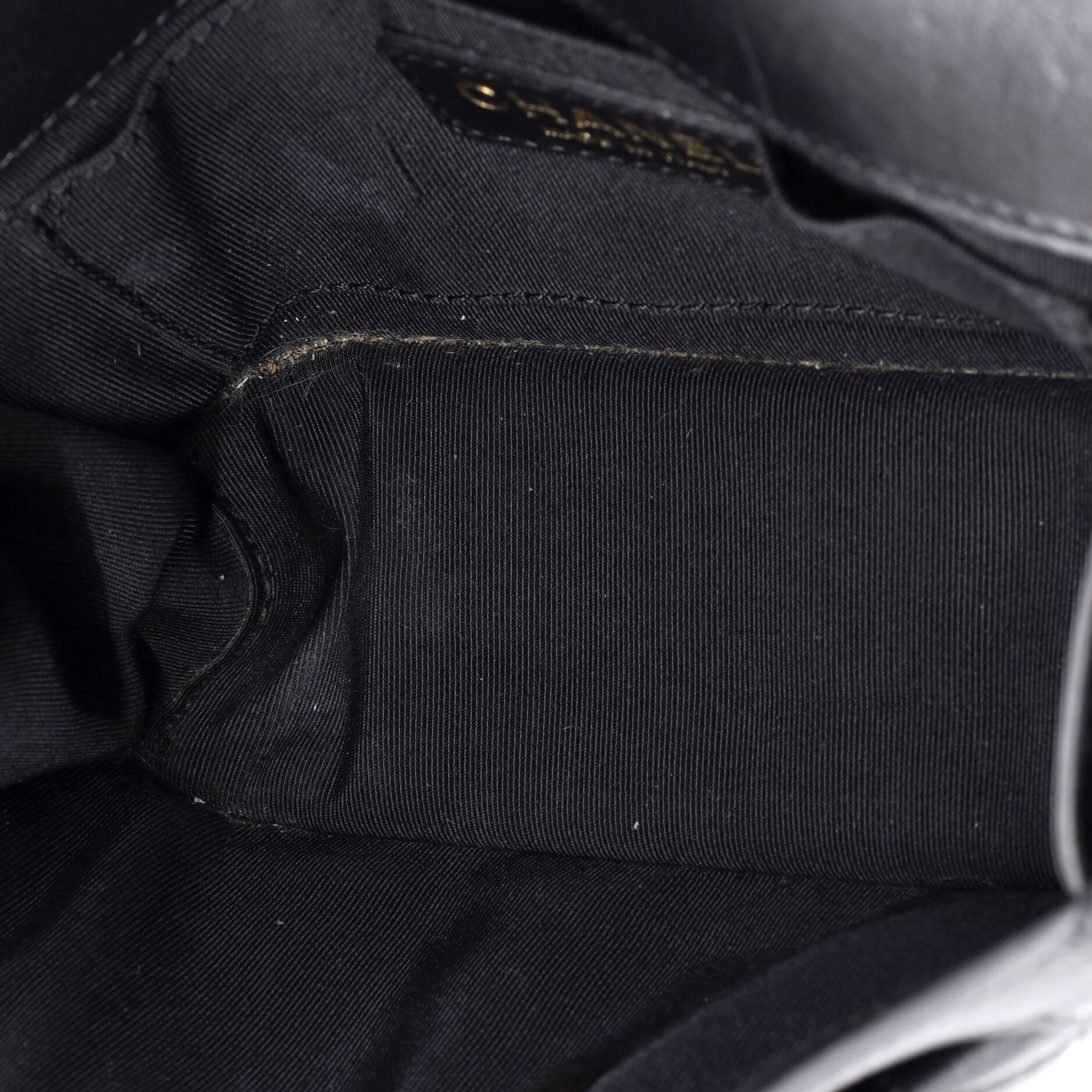 Chanel Cc Front Pocket Flap Bag Stitched