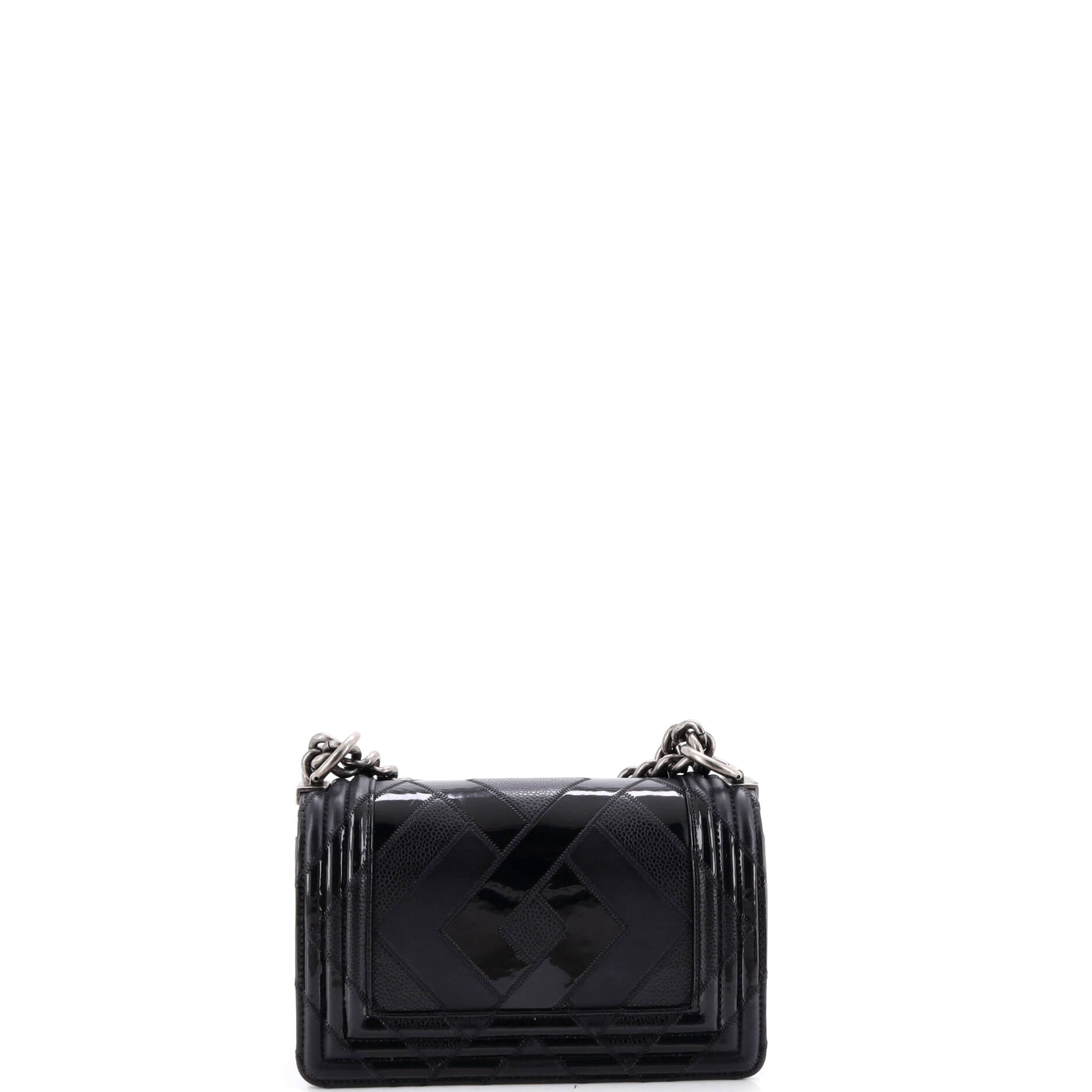 Chanel Boy Flap Bag Patchwork Caviar
