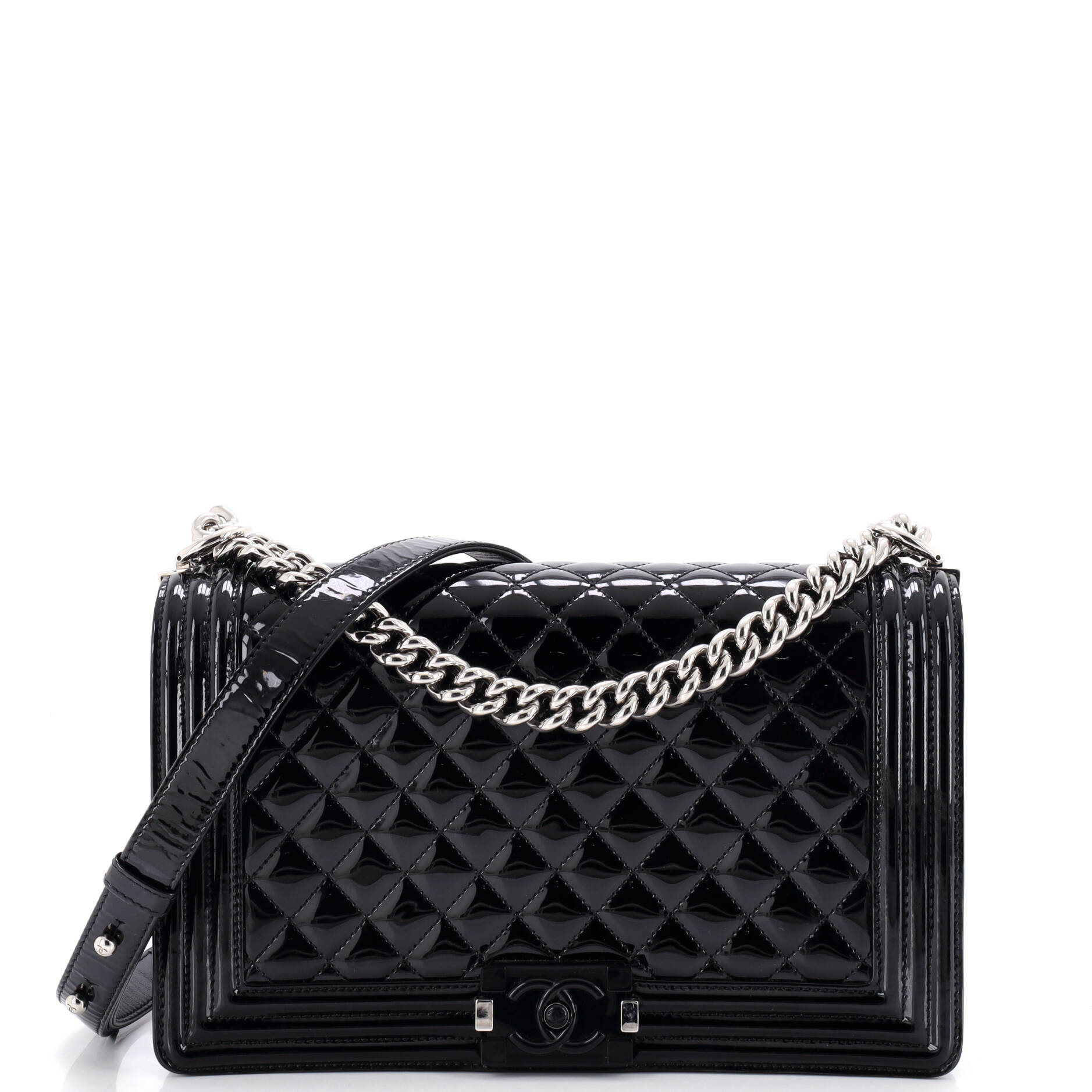 Chanel Boy Flap Bag Quilted Plexiglass