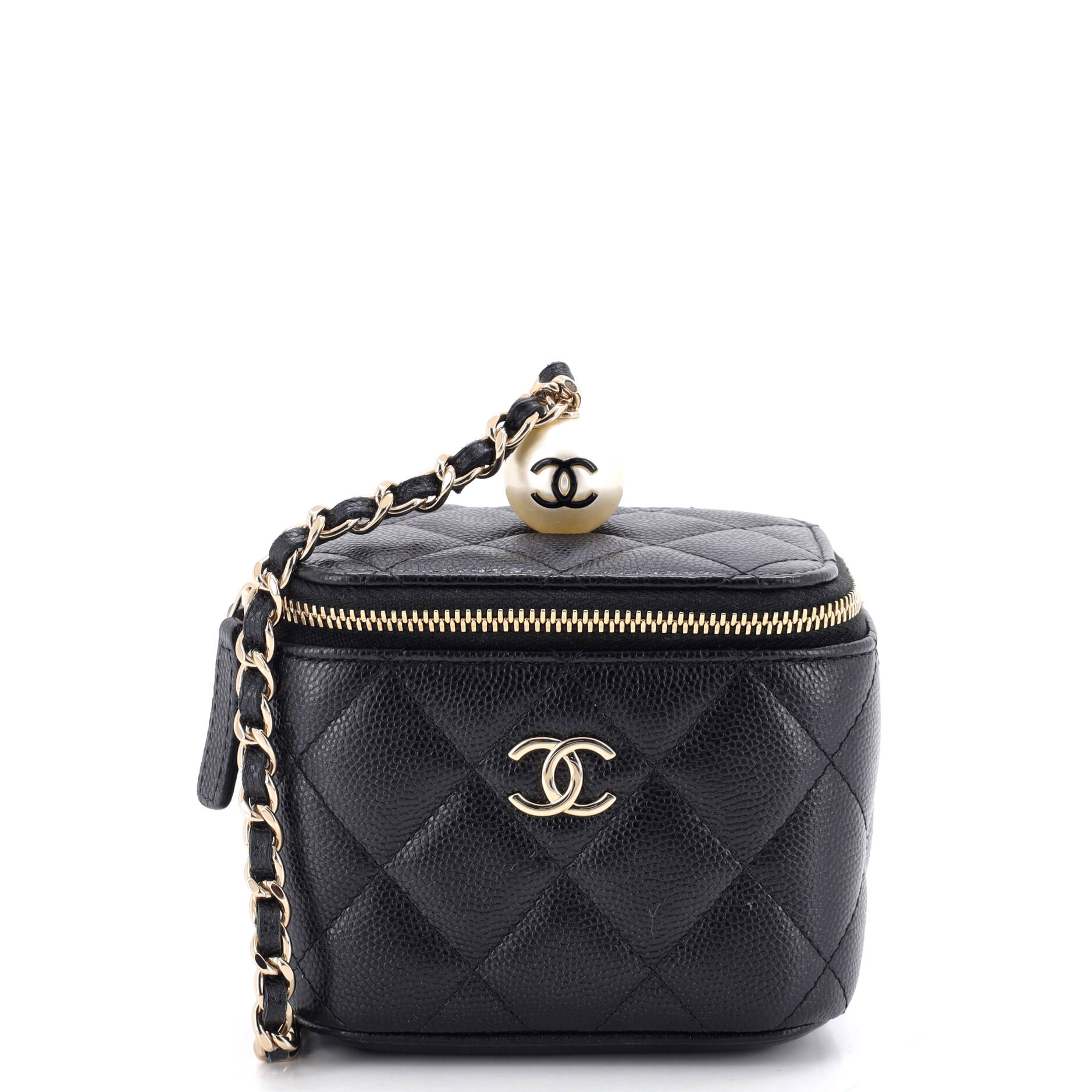 Chanel Classic Pearl Vanity Case With