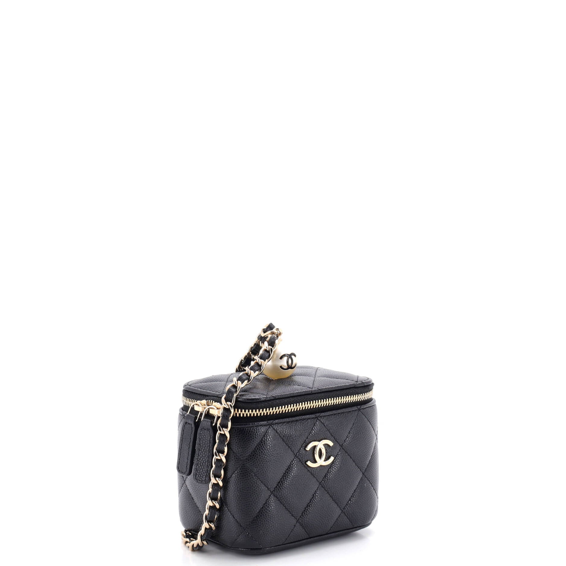 Chanel Classic Pearl Vanity Case With