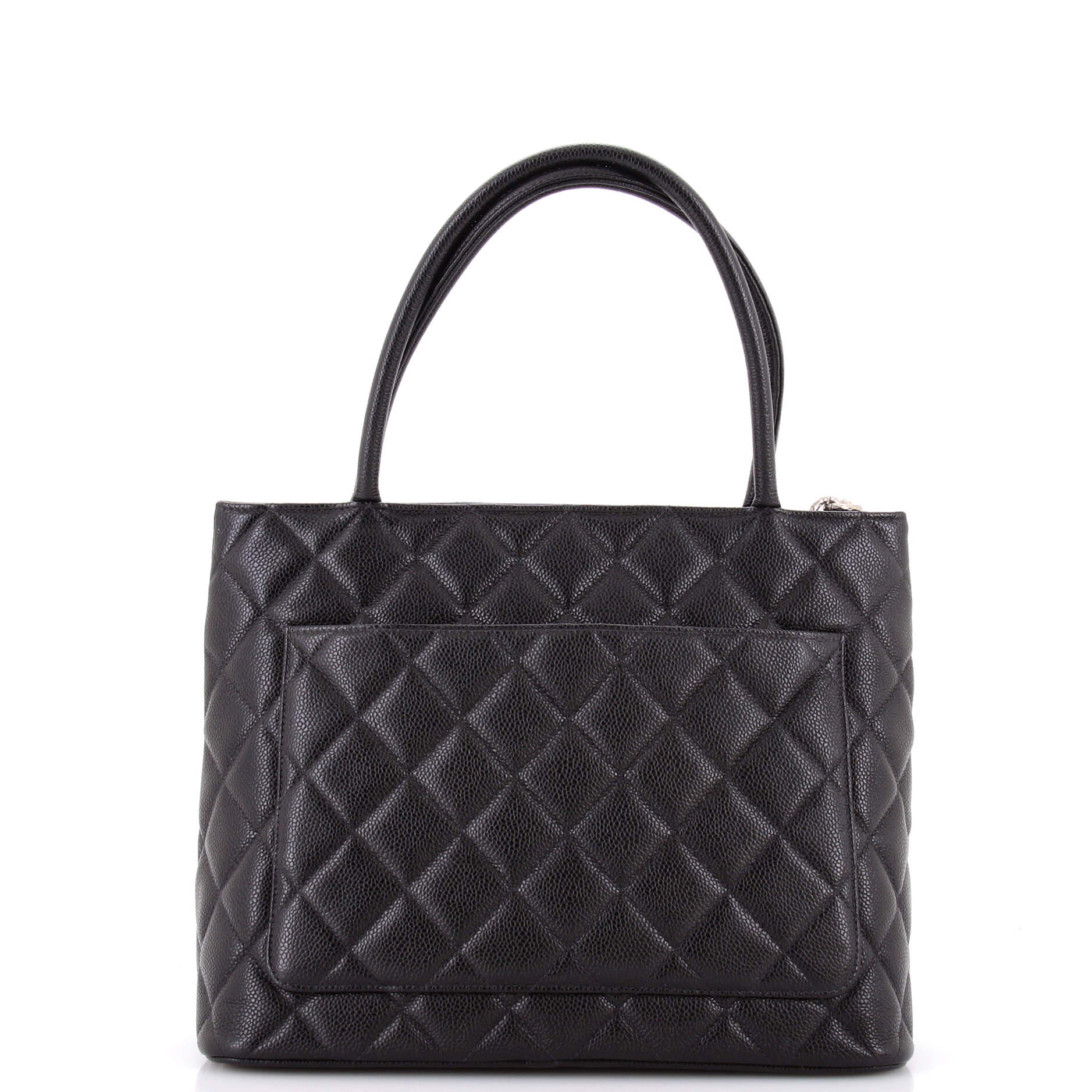 Chanel Medallion Tote Quilted Caviar